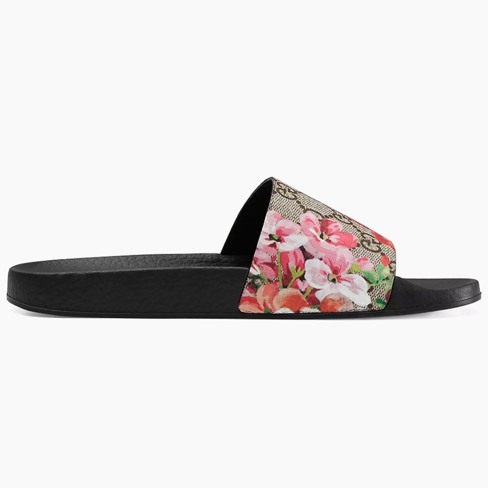 Gucci GG Blooms Supreme Slides